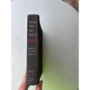 Great True Spy Stories Allen Dulles Harper & Row Vintage Hardcover 1968 Giniger